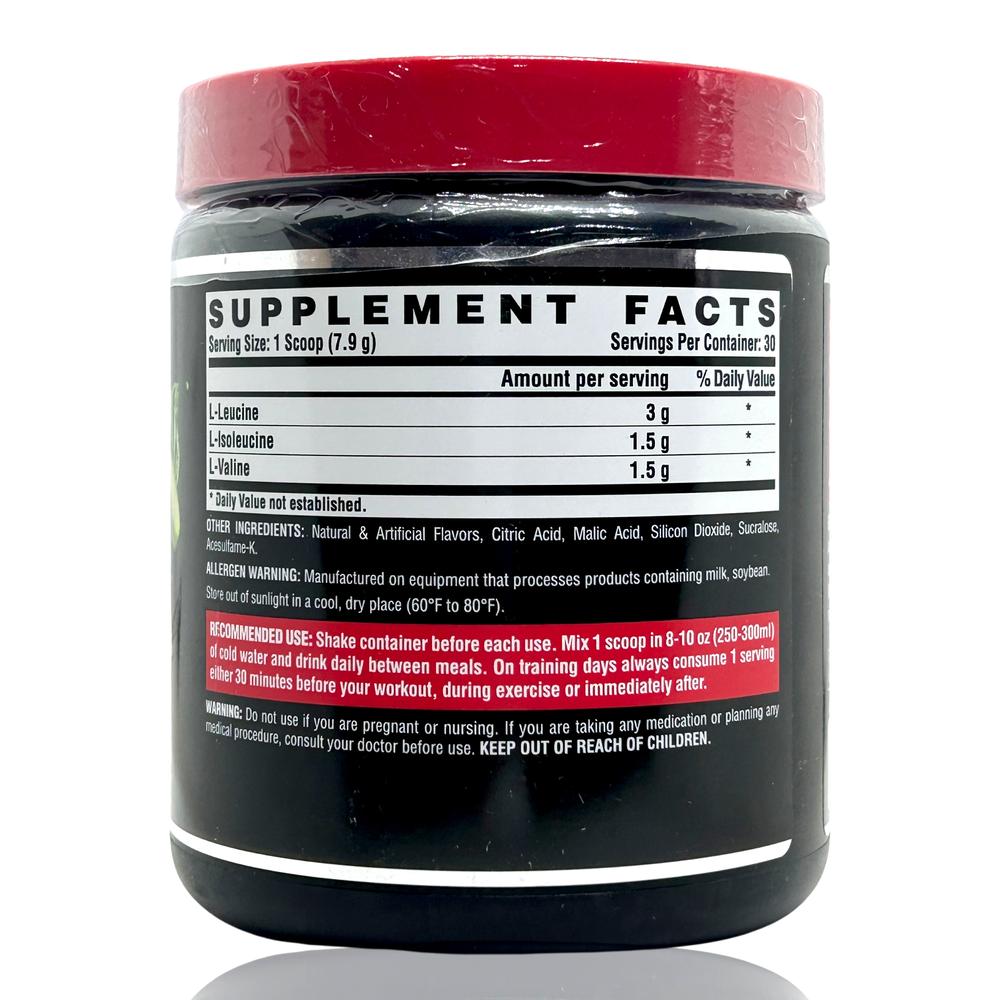 Foto 4 | Bcaa 6000 Black Nutrex 30 Servicios Manzana Verde
