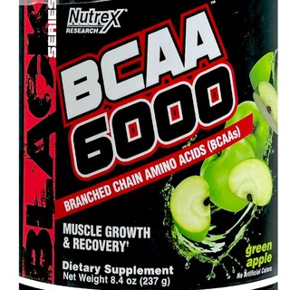 Foto 5 | Bcaa 6000 Black Nutrex 30 Servicios Manzana Verde