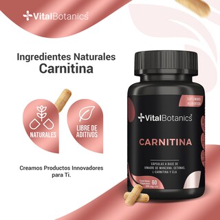 Foto 4 | Cla + L-carnitina + Cetonas + Vinagre De Manzana Con 60 Caps