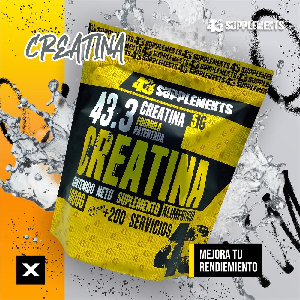 Foto 6 pulgar | Creatína 43 Supplements 1 Kg 200 Servicios