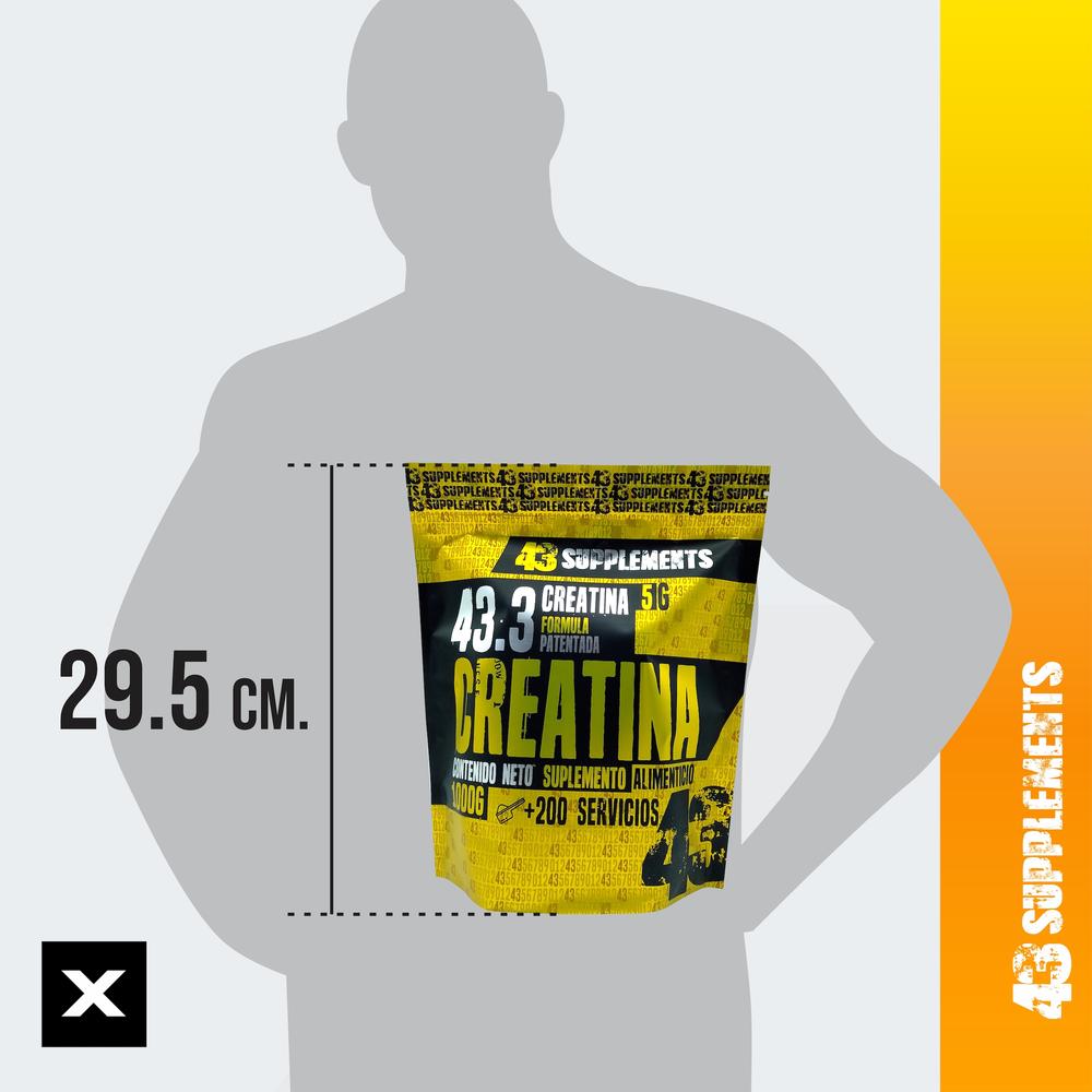 Foto 7 pulgar | Creatína 43 Supplements 1 Kg 200 Servicios