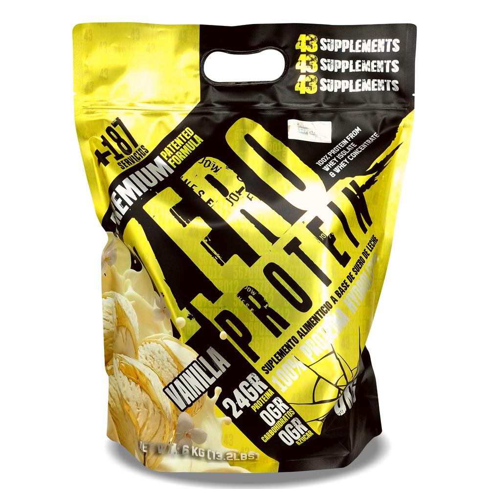 Foto 2 pulgar | Proteína Zero Hidrolizada 43 Supplements 6 Kg Vainilla