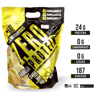 Foto 2 | Proteína Zero Hidrolizada 43 Supplements 6 Kg Vainilla