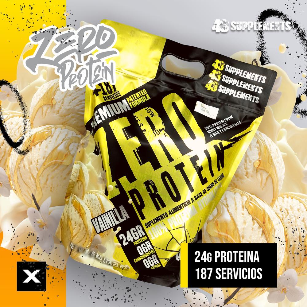 Foto 6 pulgar | Proteína Zero Hidrolizada 43 Supplements 6 Kg Vainilla
