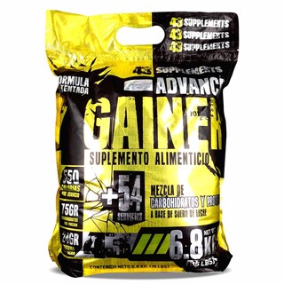 Foto 1 | Ganador Hard Mass Gainer 43 Supplements Chocolate 15 Lbs