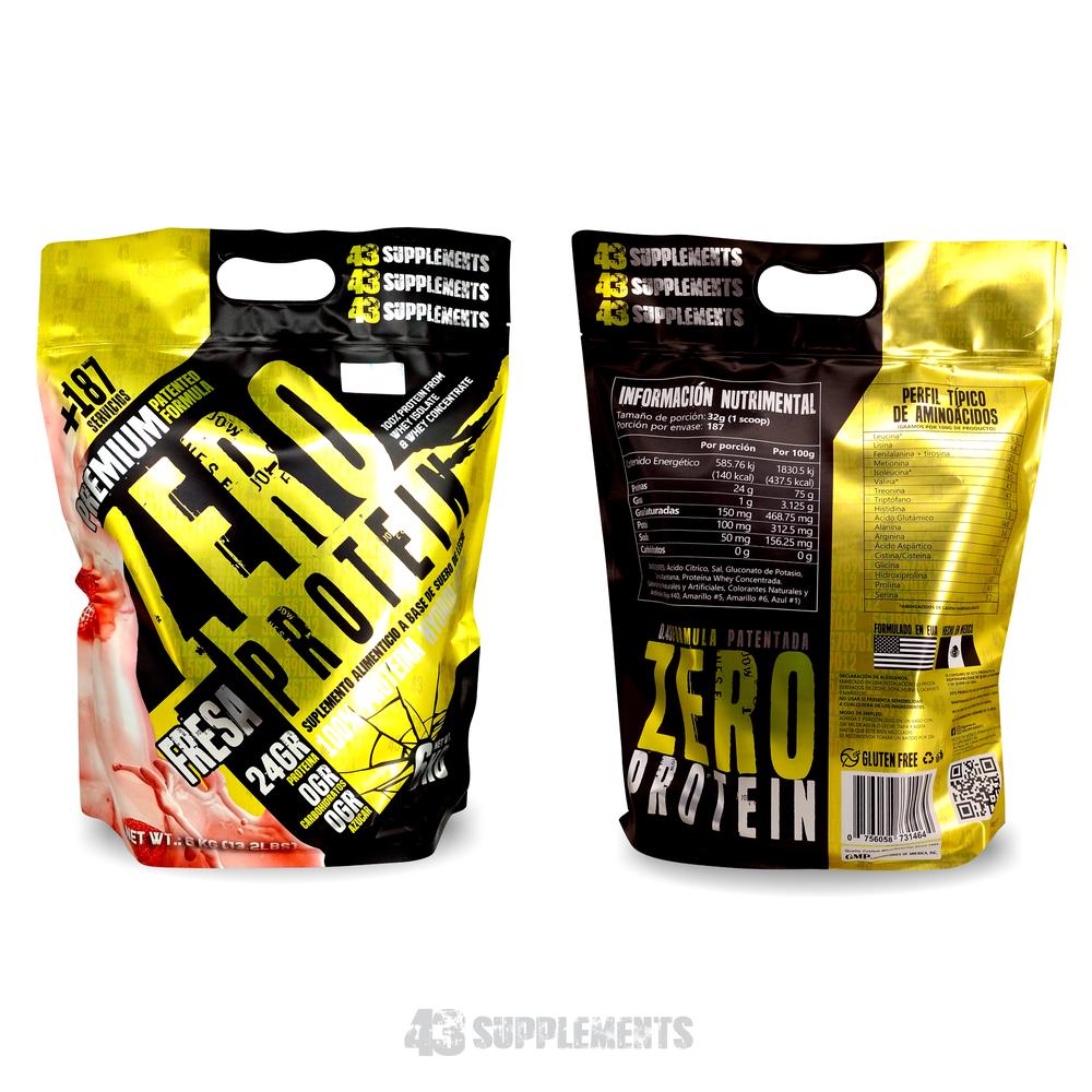 Foto 5 pulgar | Proteína Zero Hidrolizada 43 Supplements 6 Kg Fresa
