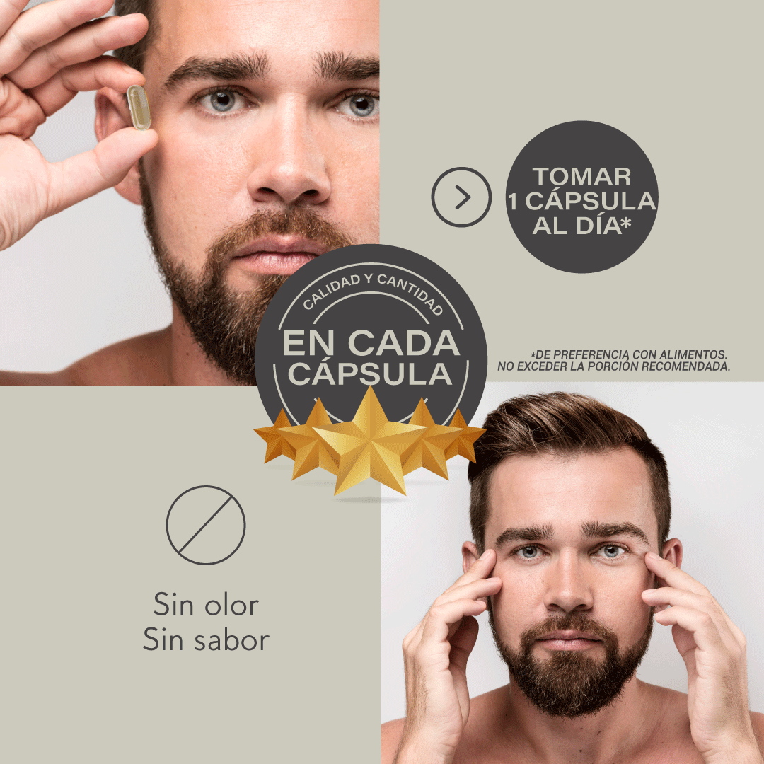 Foto 8 pulgar | Suplemento Alimenticio Not Minox Hombre Cabello Barba Biotina Creatina 120 Cápsulas