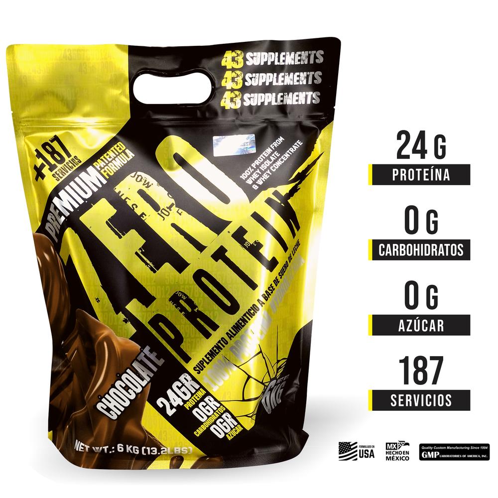 Foto 3 pulgar | Proteína Zero Hidrolizada 43 Supplements 6 Kg Chocolate