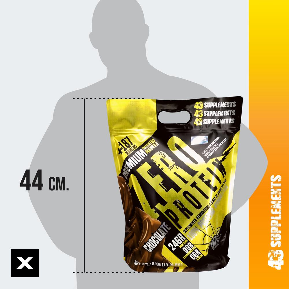 Foto 7 pulgar | Proteína Zero Hidrolizada 43 Supplements 6 Kg Chocolate
