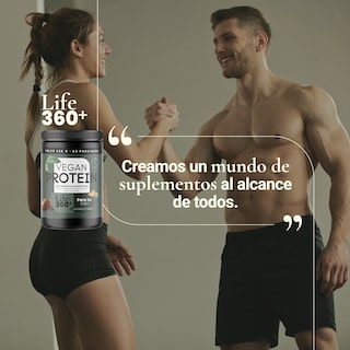 Foto 6 | Proteína Vegana Life 360+ Soya Aminoácidos Chocolate 31g