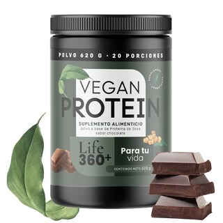 Foto 7 | Proteína Vegana Life 360+ Soya Aminoácidos Chocolate 31g