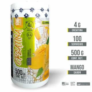 Foto 2 | Creatina 43 Supplements Sabor Mango 500 g 100 Servicios