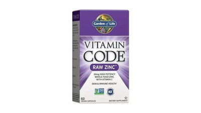 Foto 3 | Vitamina Code Raw Zinc Garden Of Life + Vitamina C 60 Tabletas