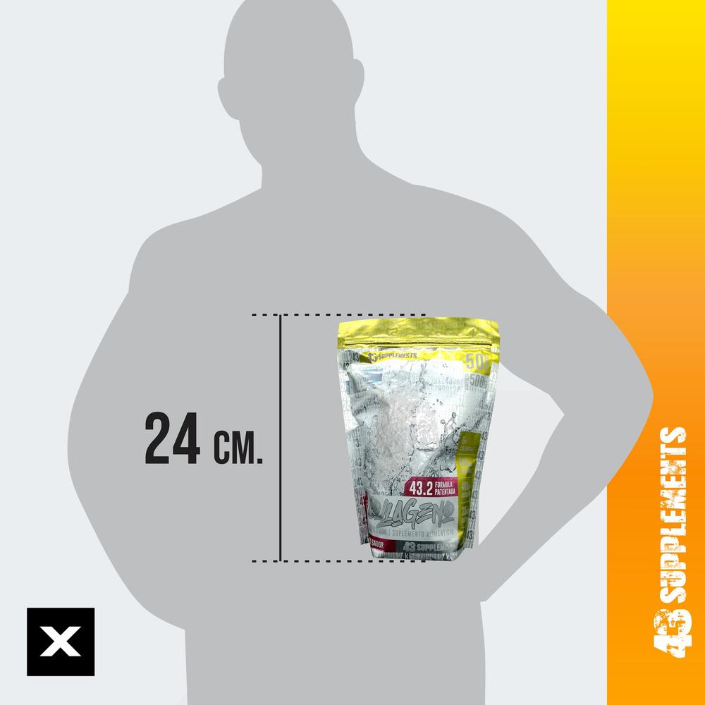 Foto 7 pulgar | Colágeno Hidrolizado Supplements 500 Gr Natural 43