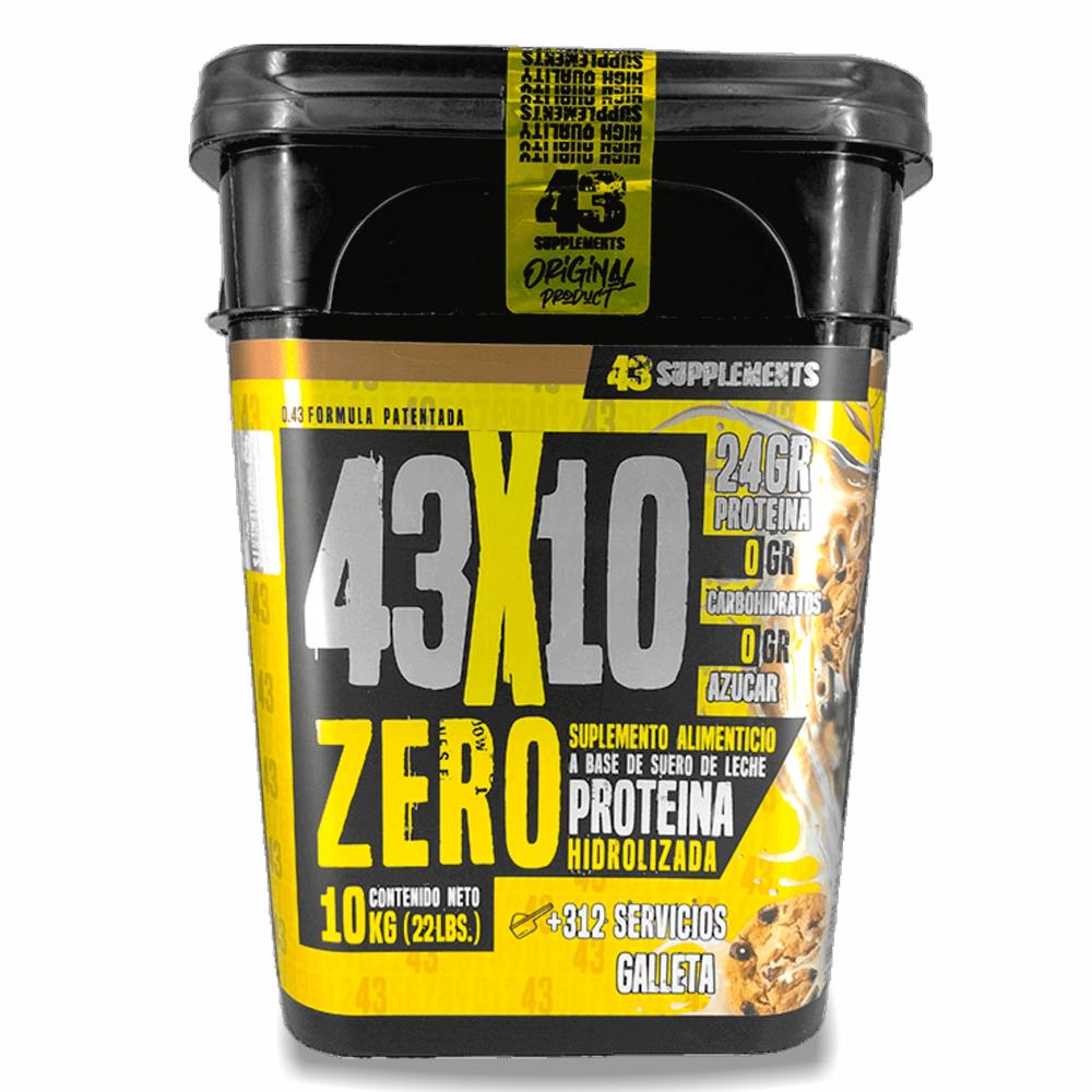 Foto 1 | Proteína Zero Hidrolizada 43 Supplements 10 Kg Galleta