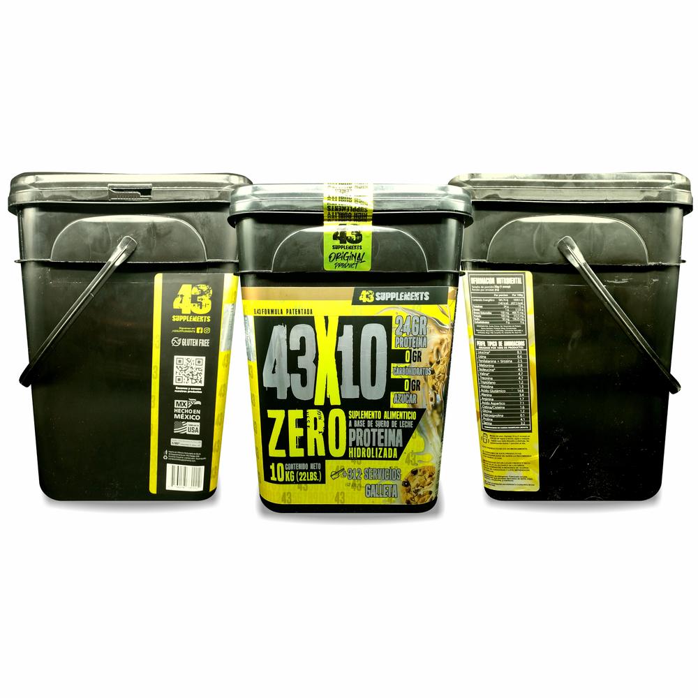 Foto 5 pulgar | Proteína Zero Hidrolizada 43 Supplements 10 Kg Galleta