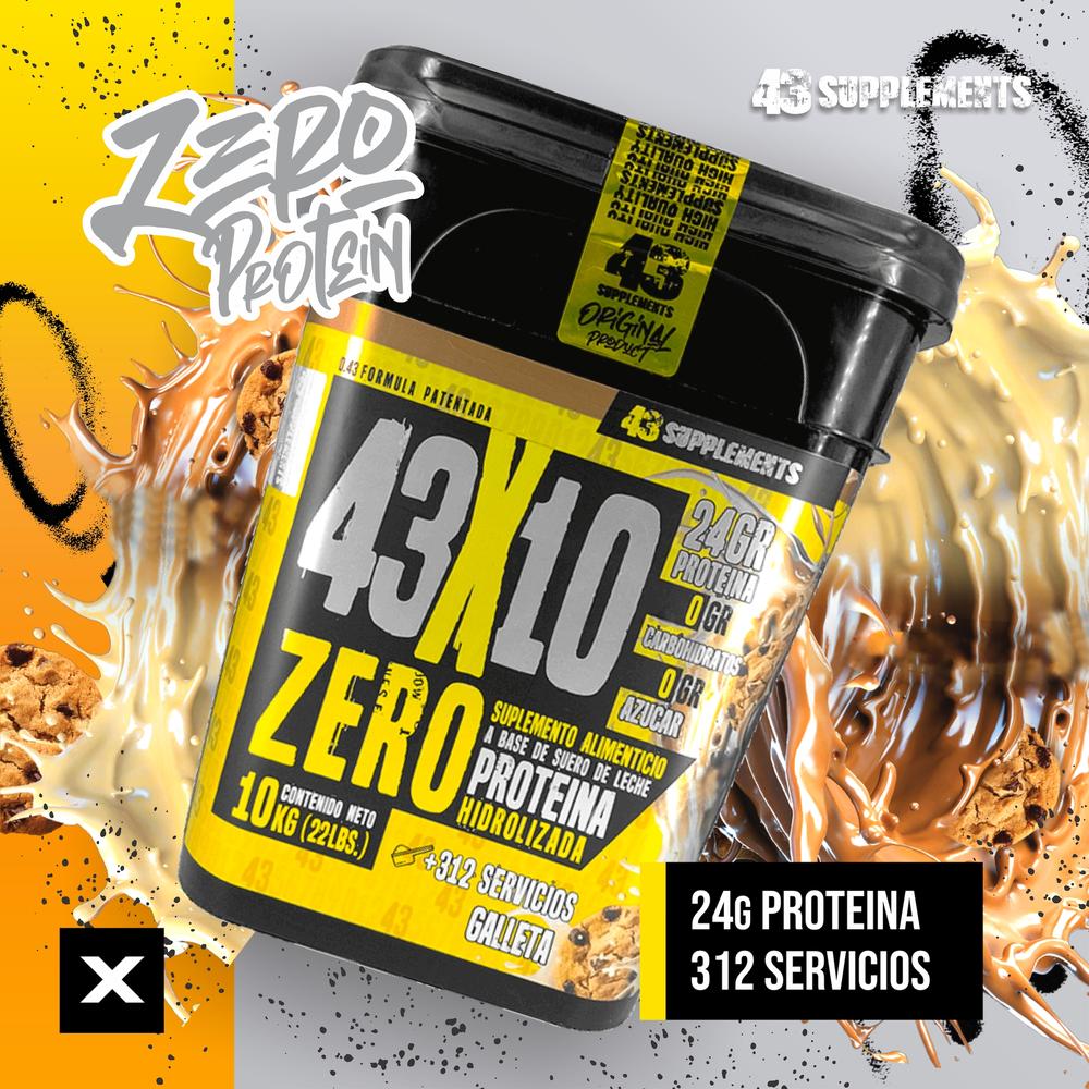 Foto 6 pulgar | Proteína Zero Hidrolizada 43 Supplements 10 Kg Galleta