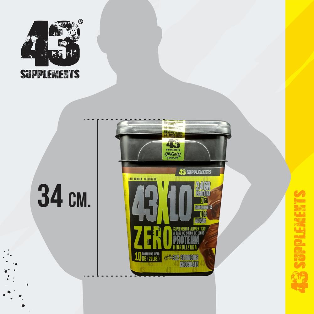 Foto 7 pulgar | Proteína Zero Hidrolizada 43 Supplements 10 Kg Galleta