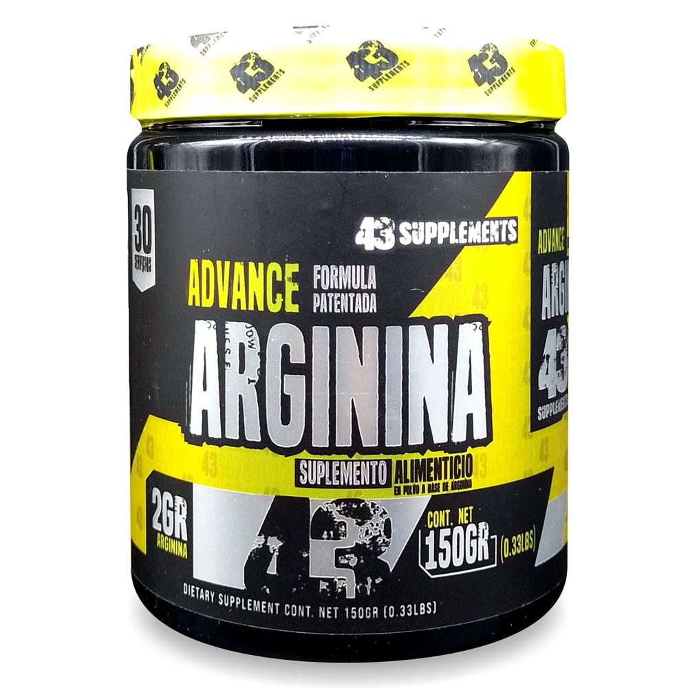 Suplemento de Arginina 150 Grs 30 Servicios de 43 Supplements