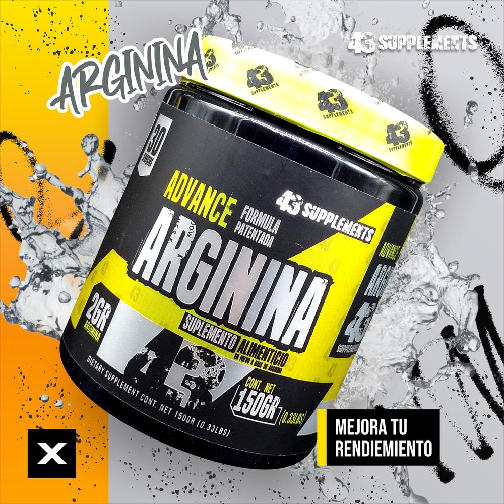 Foto 6 pulgar | Suplemento de Arginina 150 Grs 30 Servicios de 43 Supplements