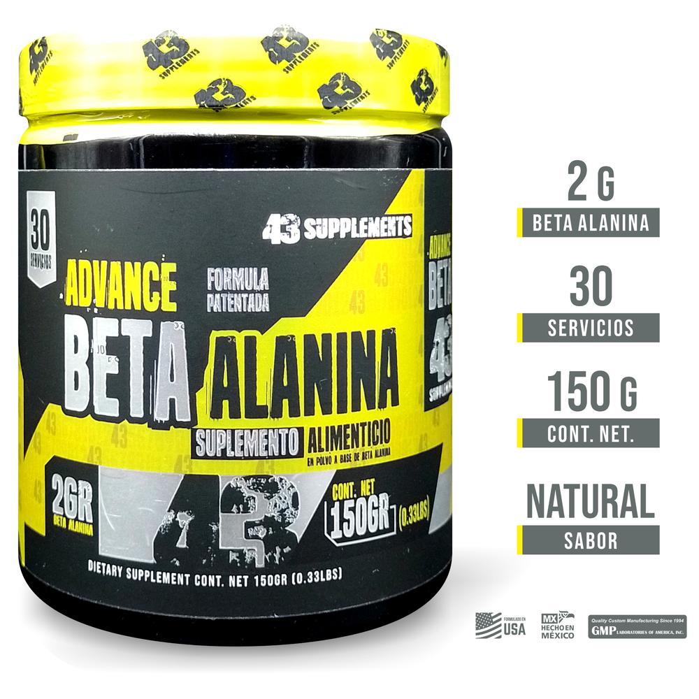 Foto 3 pulgar | Suplemento de Beta Alanina Advance 150 gr sin sabor