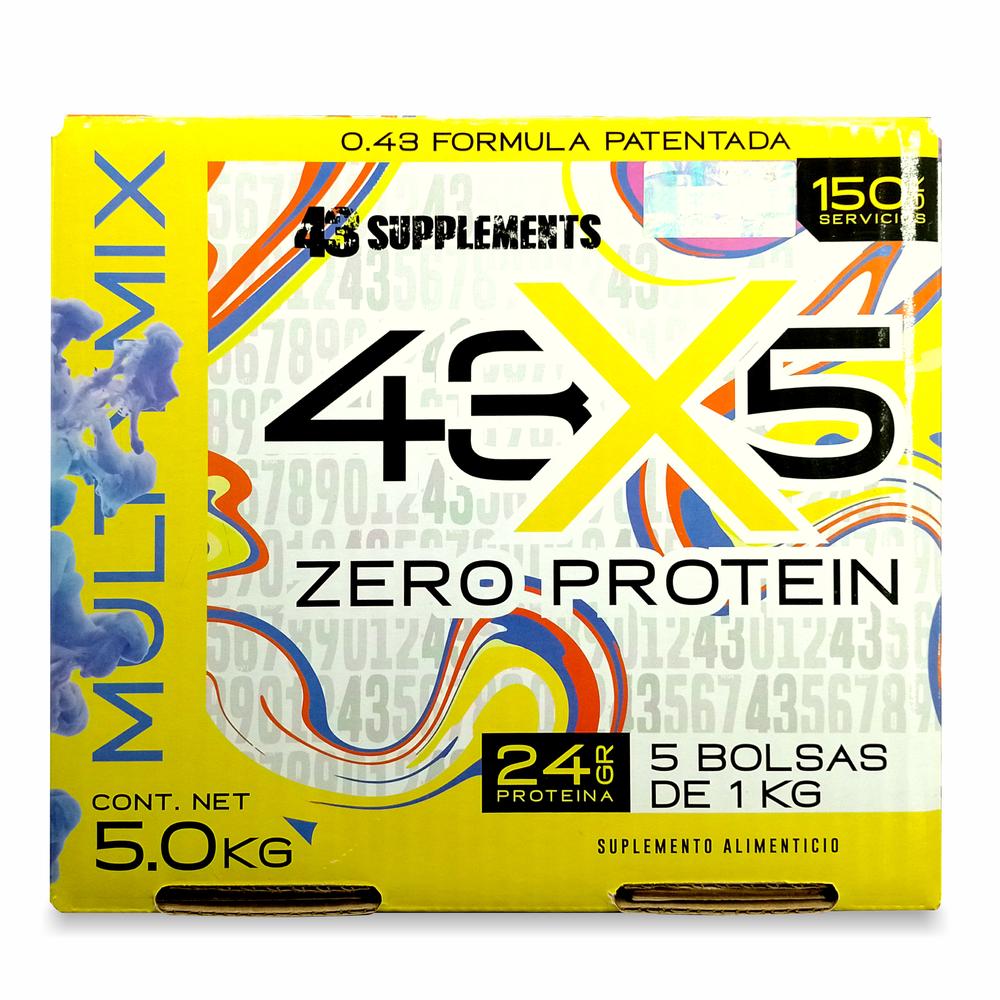 Foto 2 pulgar | 43 Proteína Zero Hidrolizada 43 Supplements 5 Kg Multisabor
