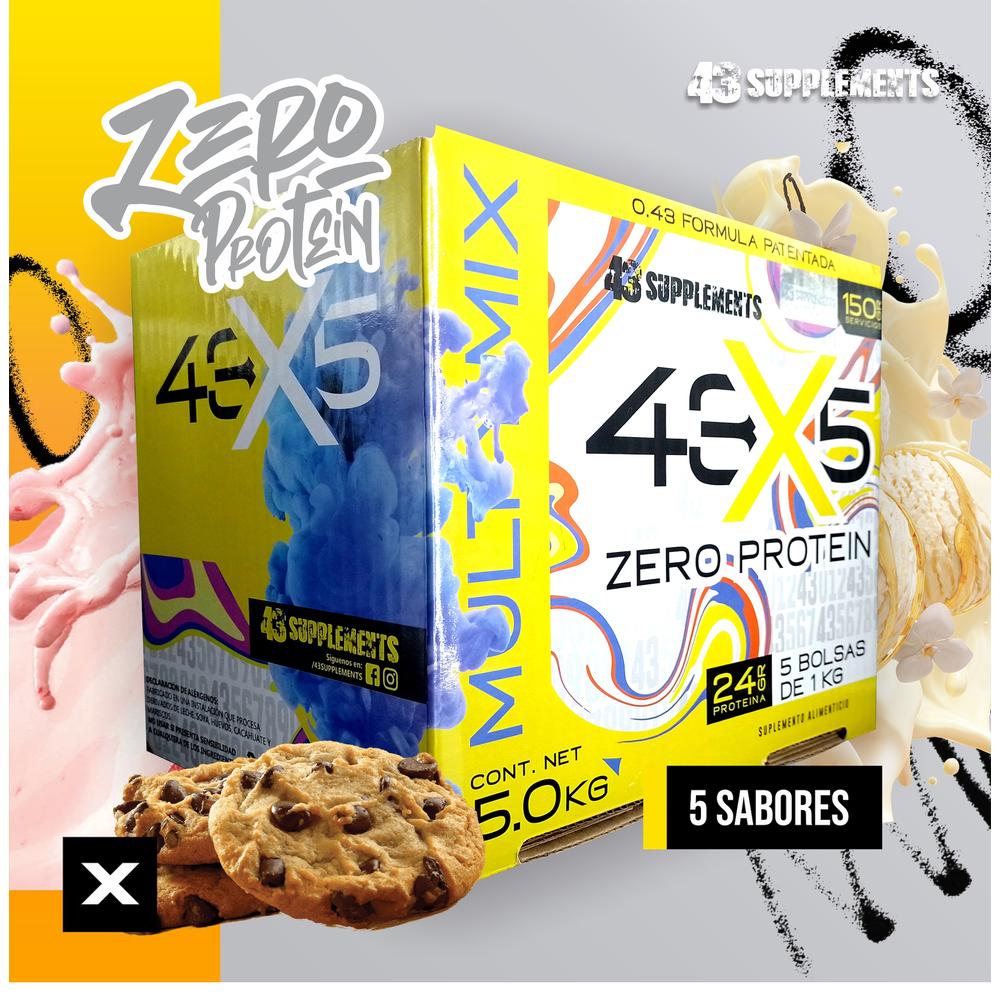 Foto 6 pulgar | 43 Proteína Zero Hidrolizada 43 Supplements 5 Kg Multisabor