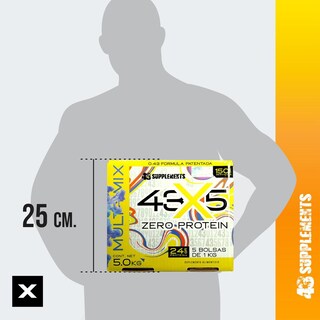 Foto 6 | 43 Proteína Zero Hidrolizada 43 Supplements 5 Kg Multisabor