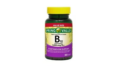 Foto 1 | Vitamina B12 1000mcg Spring Valley 300 Tabletas