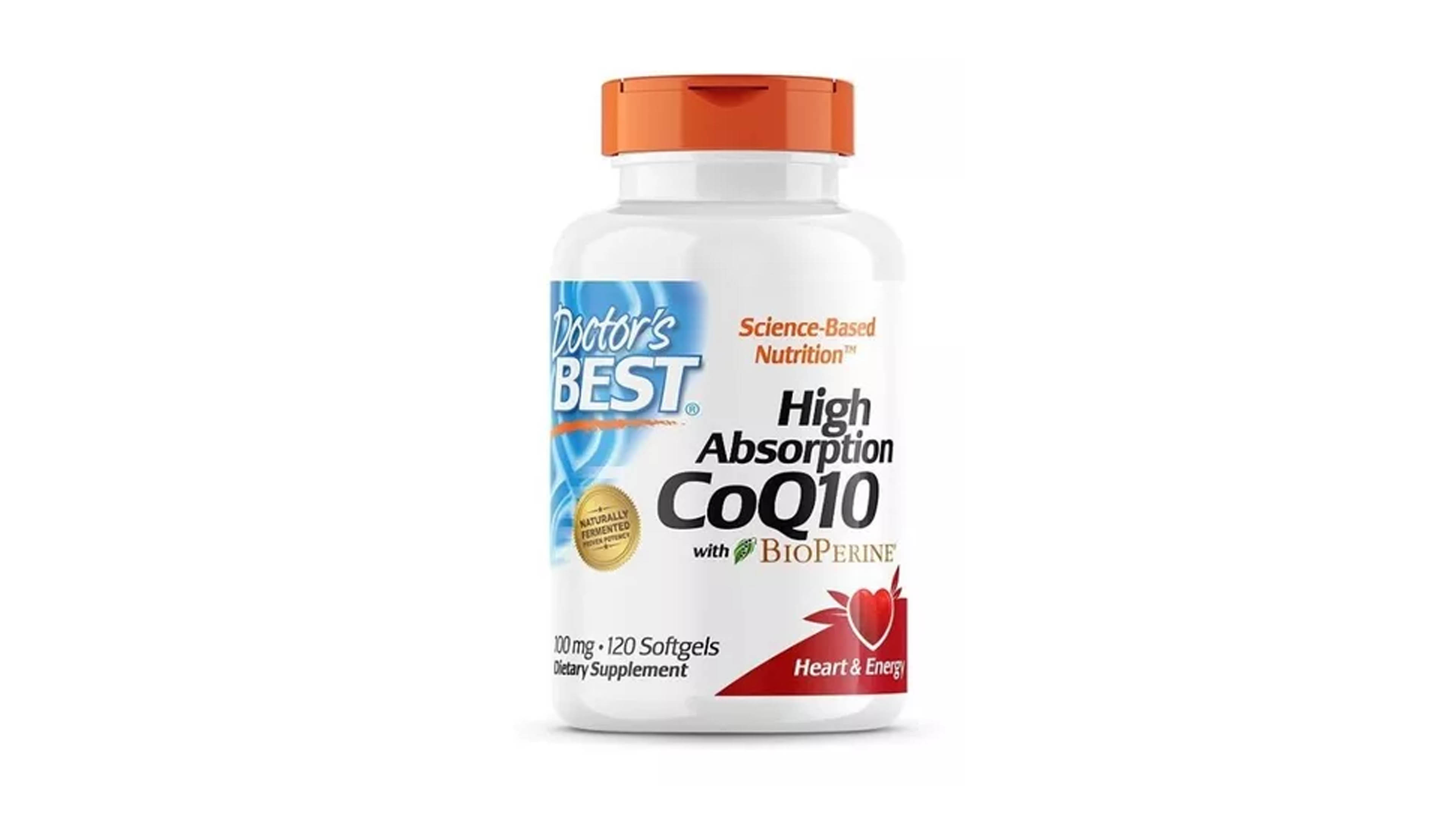 Complejo Coq10 100mg Doctor's Best Alta Absorción Coenzima 120 Cápsulas
