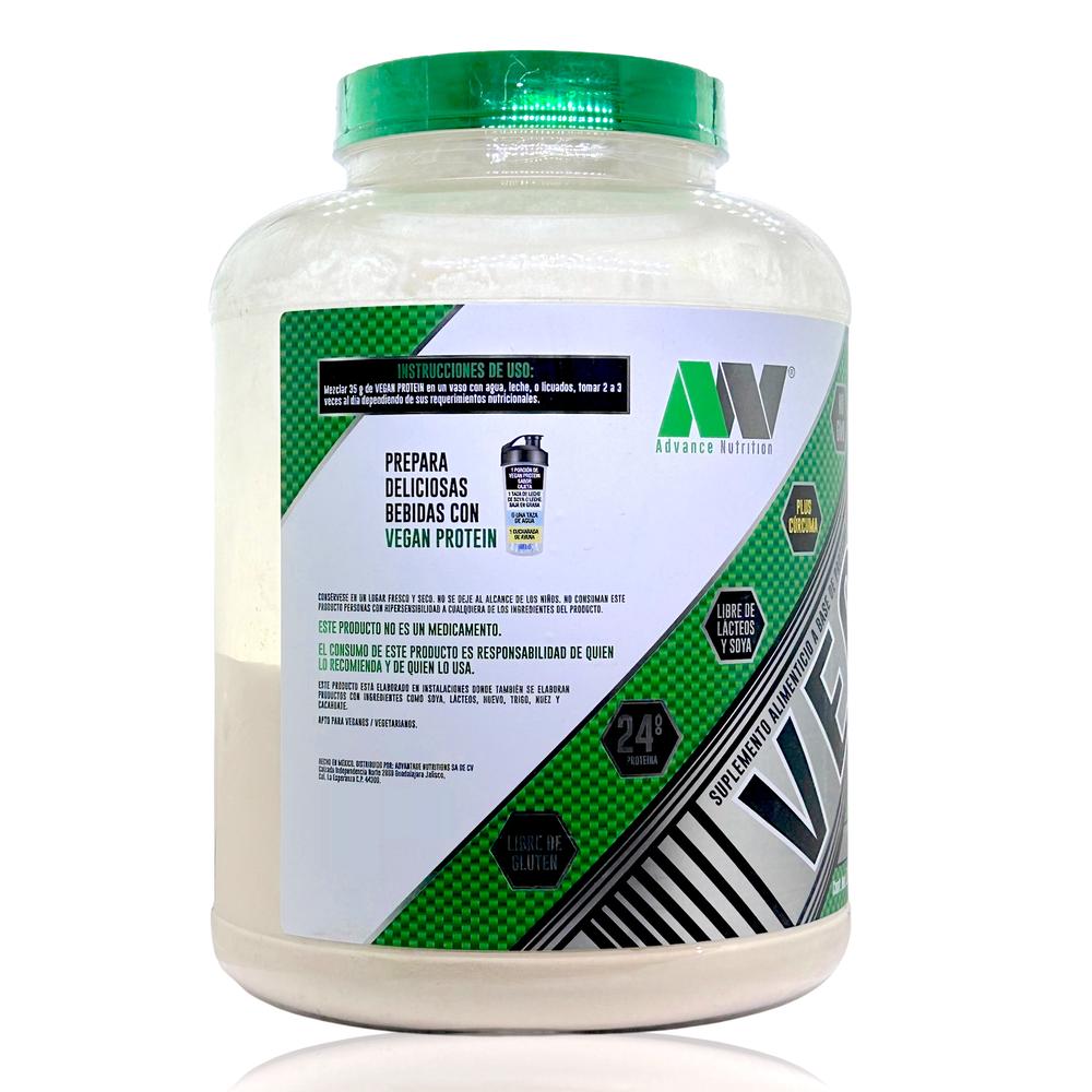 Foto 4 pulgar | Proteína Hydrotein Vegan Advance Nutrition Sabor Cajeta 1.996 kg