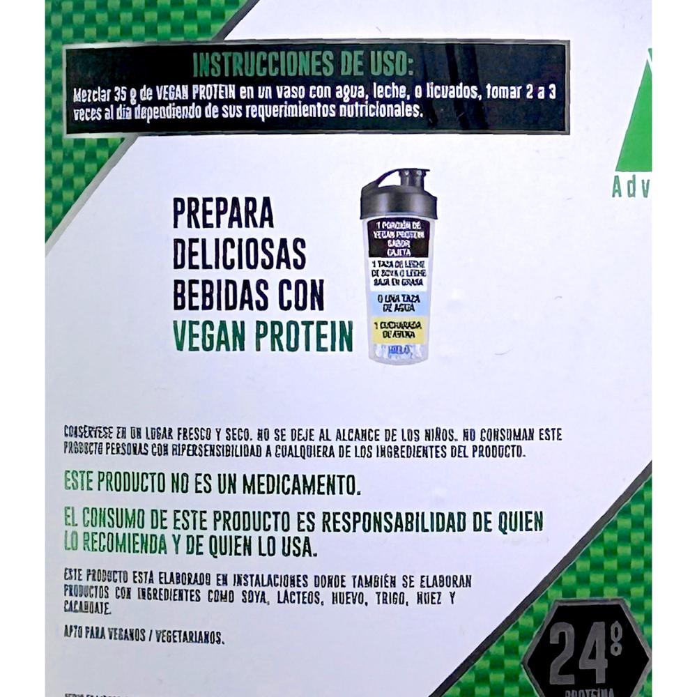 Foto 6 pulgar | Proteína Hydrotein Vegan Advance Nutrition Sabor Cajeta 1.996 kg