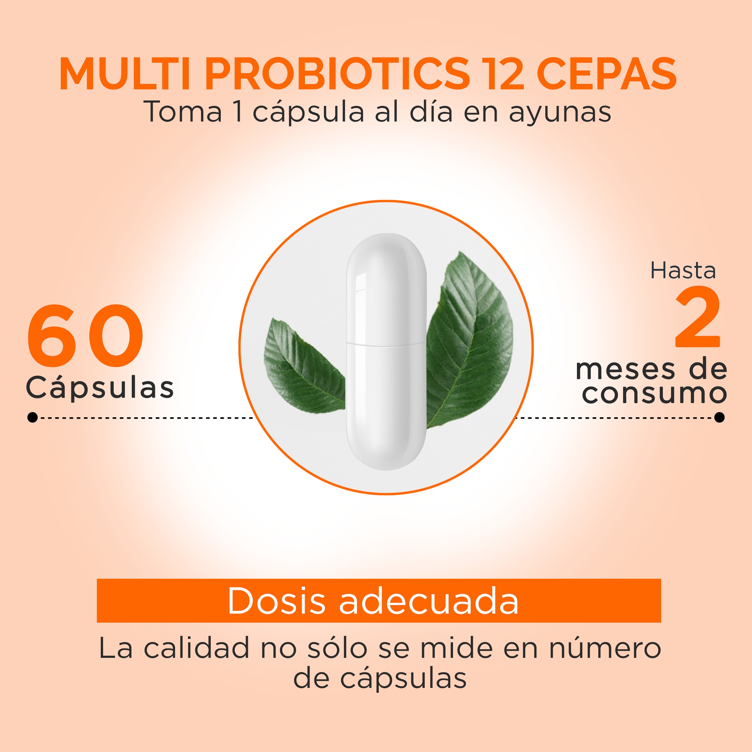 Suplemento Alimenticio - Multi Probioticos 60 Billones De 12 Cepas Y ...