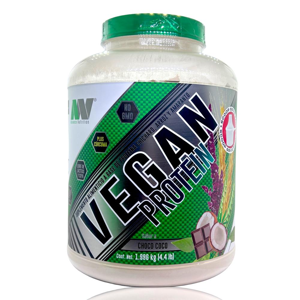 Foto 2 pulgar | Proteína Vegana Advance Nutrition Sabor Choco Coco 1.996 Kg (4.4 Lb)