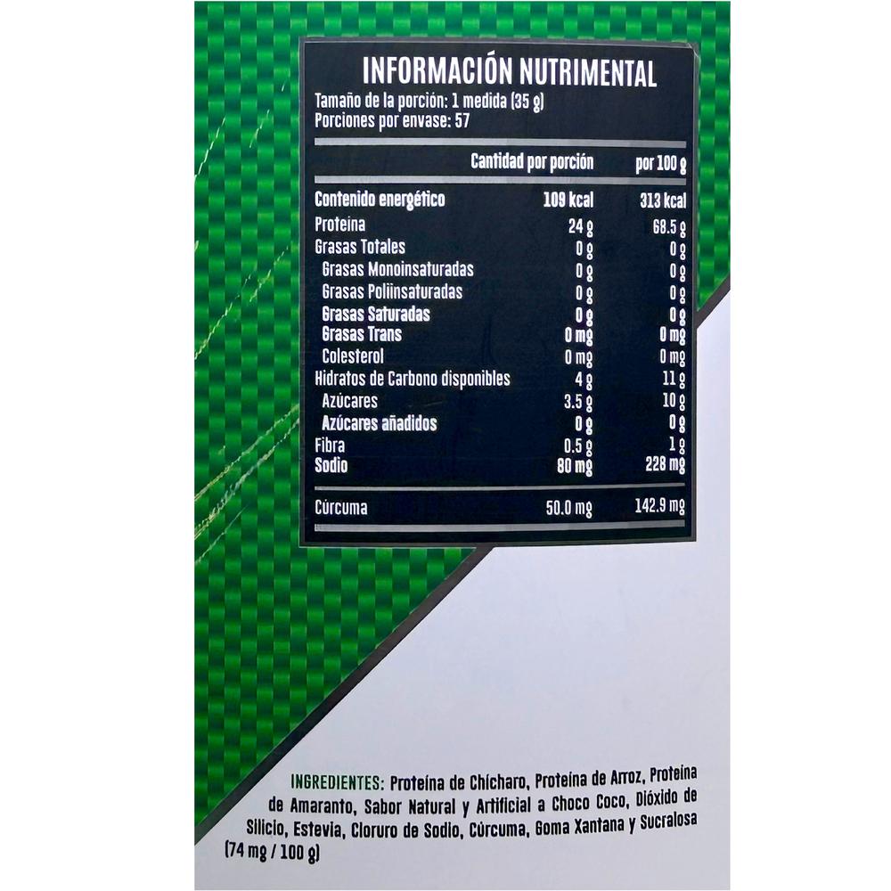 Foto 3 pulgar | Proteína Vegana Advance Nutrition Sabor Choco Coco 1.996 Kg (4.4 Lb)