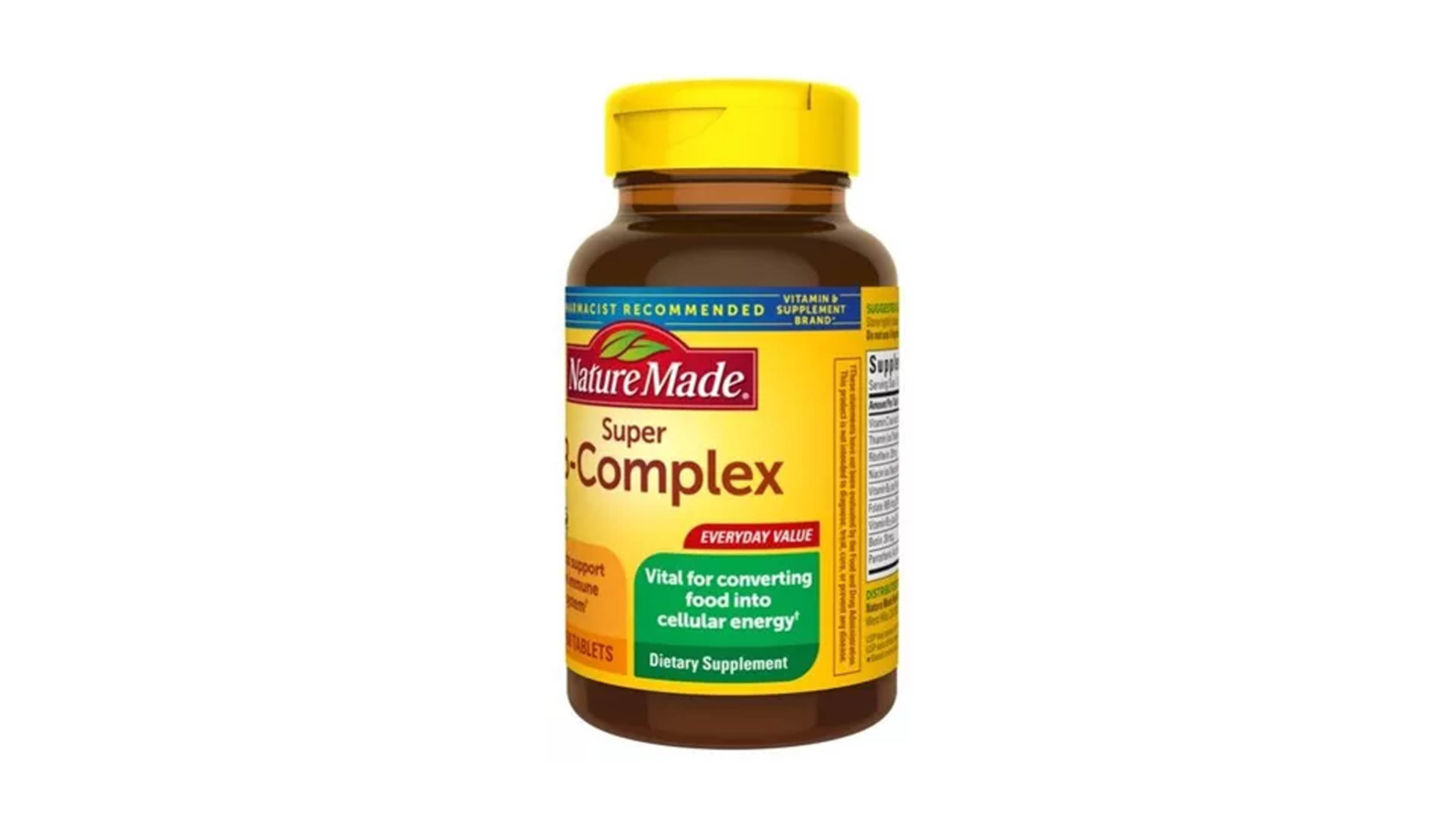 Foto 4 pulgar | Suplemento Diurético Nature Made B Complex con Vitamina C 160 Cápsulas