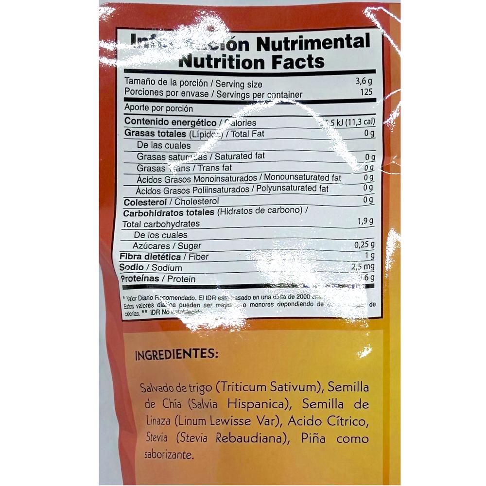 Foto 3 pulgar | Fibra  Pronacen Multi Fibras Tonosvelt Salvado Linaza Piña 450 G