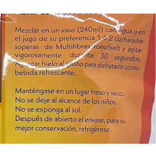Foto 4 | Fibra Pronacen Multi Fibras Tonosvelt Salvado Linaza Piña 450 G