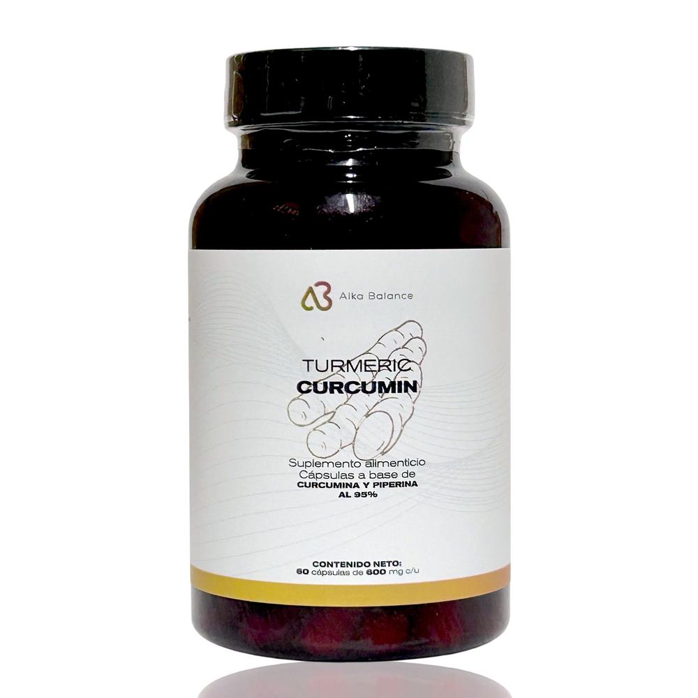 Suplemento Alimenticio Alka Balance Curcumina Cúrcuma y Pimienta 60 Cápsulas