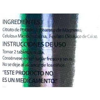 Foto 3 | Citrato de Potasio 90 Tabletas Pronacen