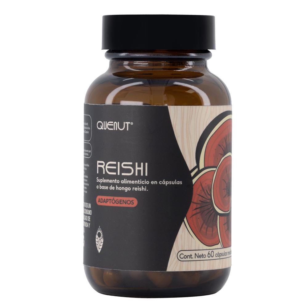 Foto 2 pulgar | Hongo Reishi 60 Cápsulas Veganas Quenut