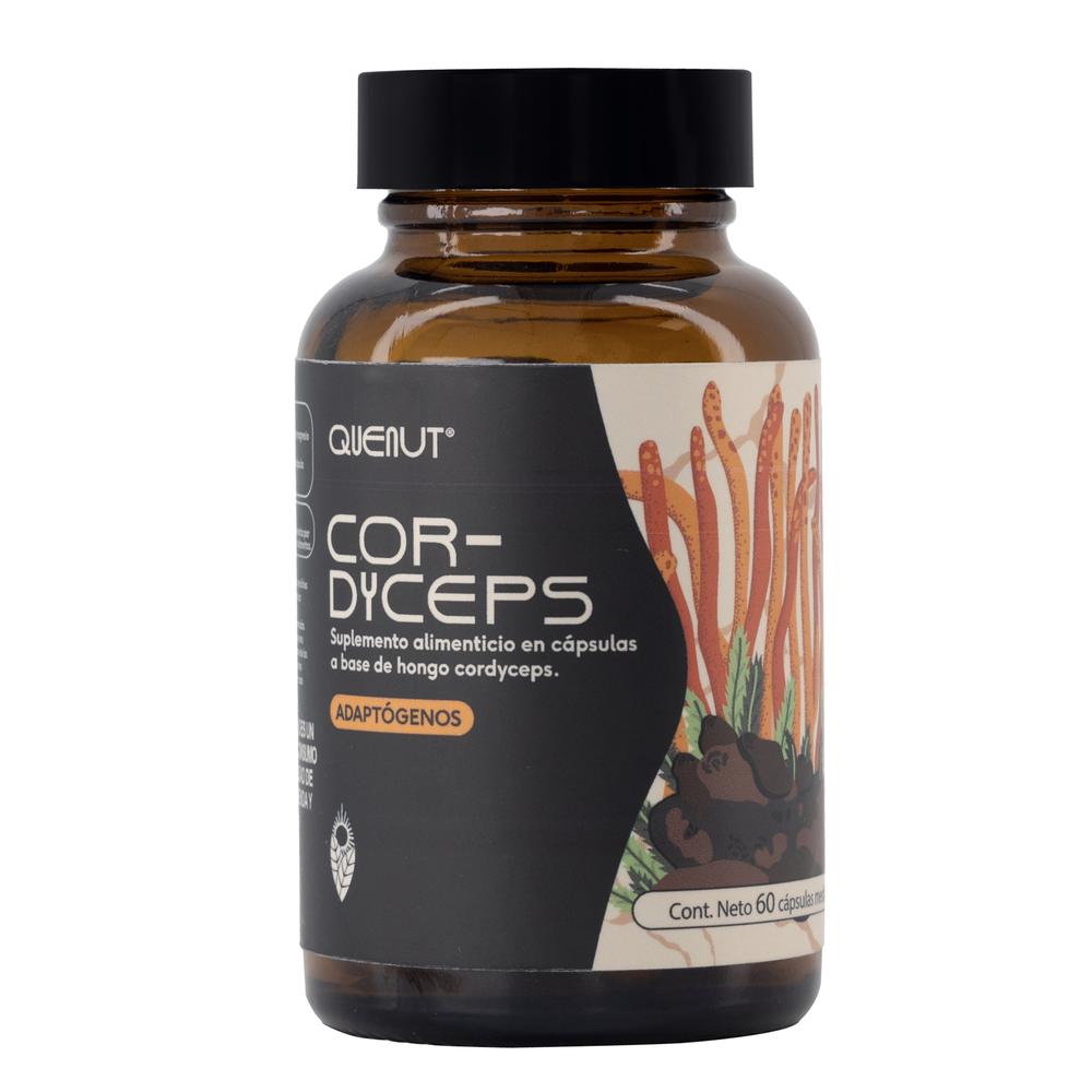 Foto 2 pulgar | Hongo Cordyceps 60 Cápsulas Veganas Quenut Adaptógenos