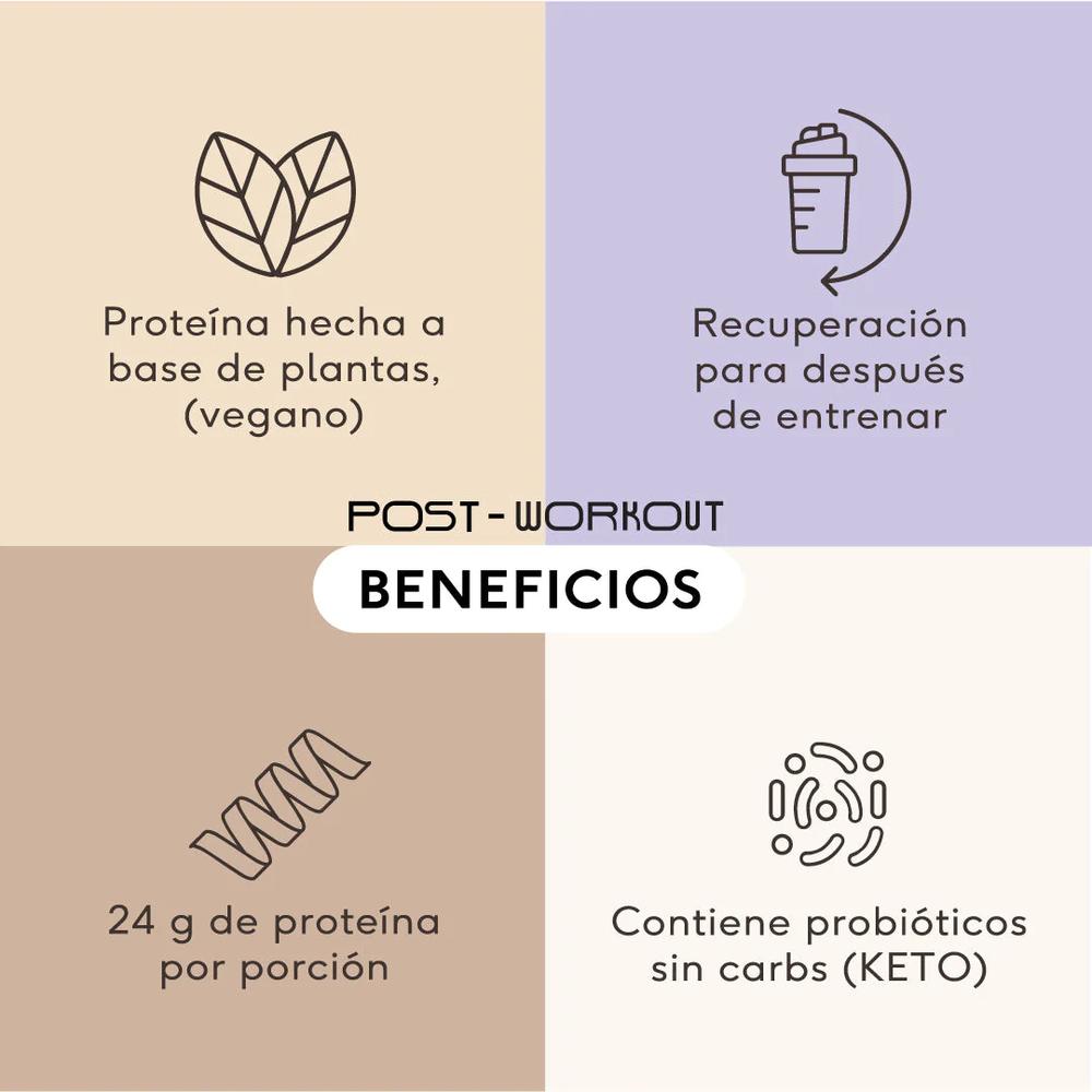 Foto 6 pulgar | Proteína Vegana Quenut sabor Chocolate 1 Kg Glutamina Creatina Bcaa