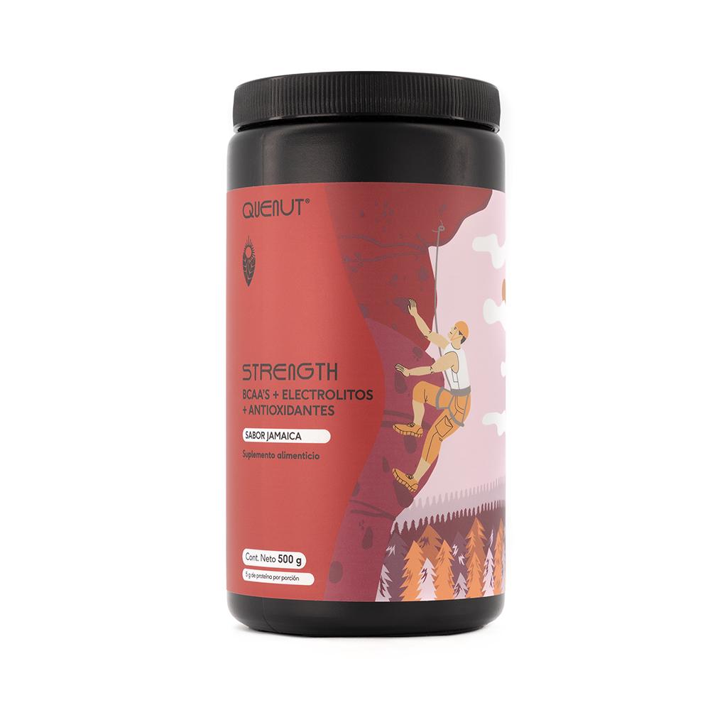 Foto 2 pulgar | Strength Bcaa Electrolitos Quenut Jamaica 500 g
