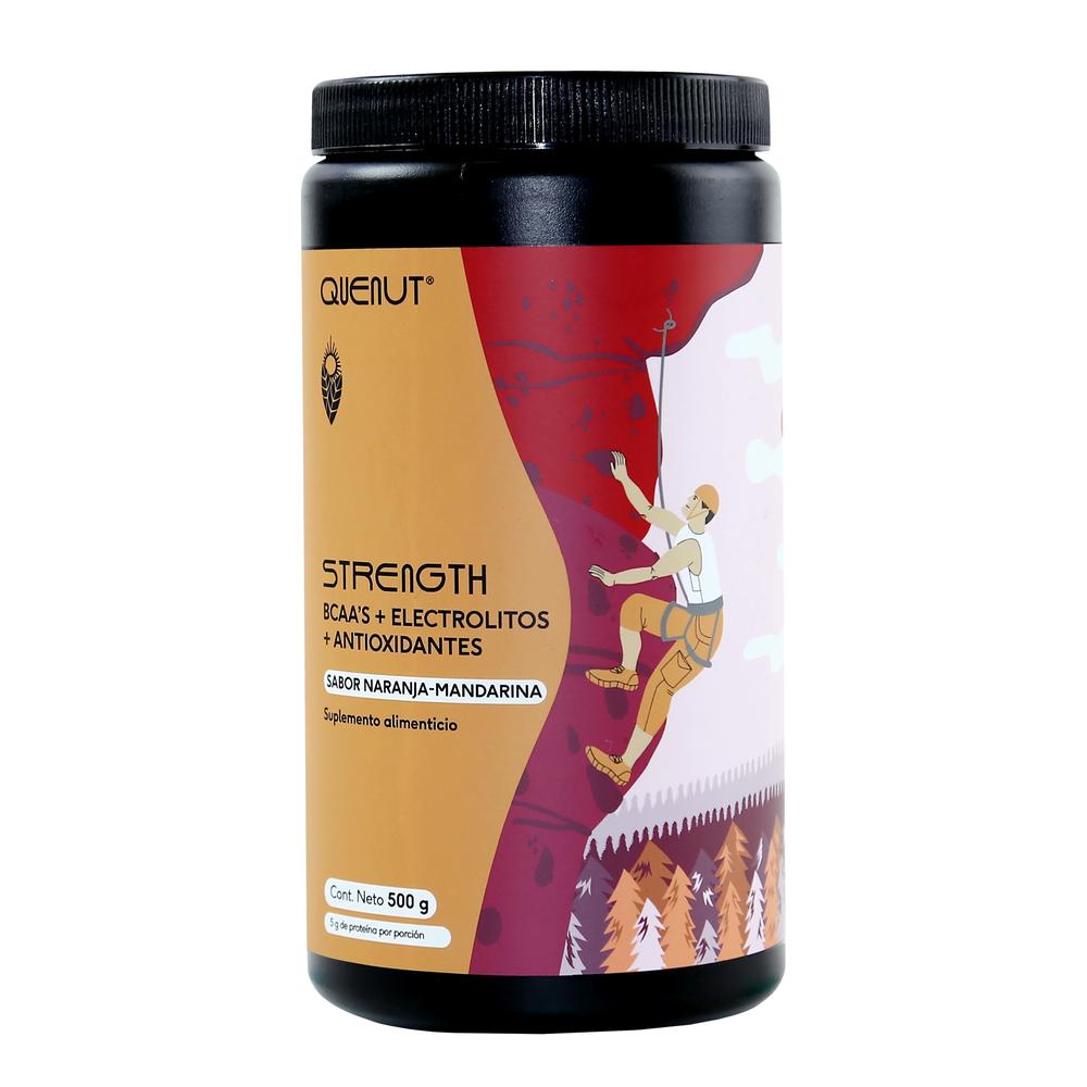 Foto 2 pulgar | Strength Bcaa Electrolitos Naranja 500 G Quenut