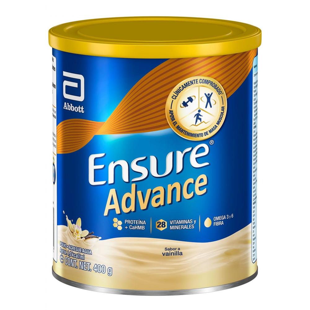 Foto 2 pulgar | Suplemento Alimenticio Ensure Vainilla 400 Gr
