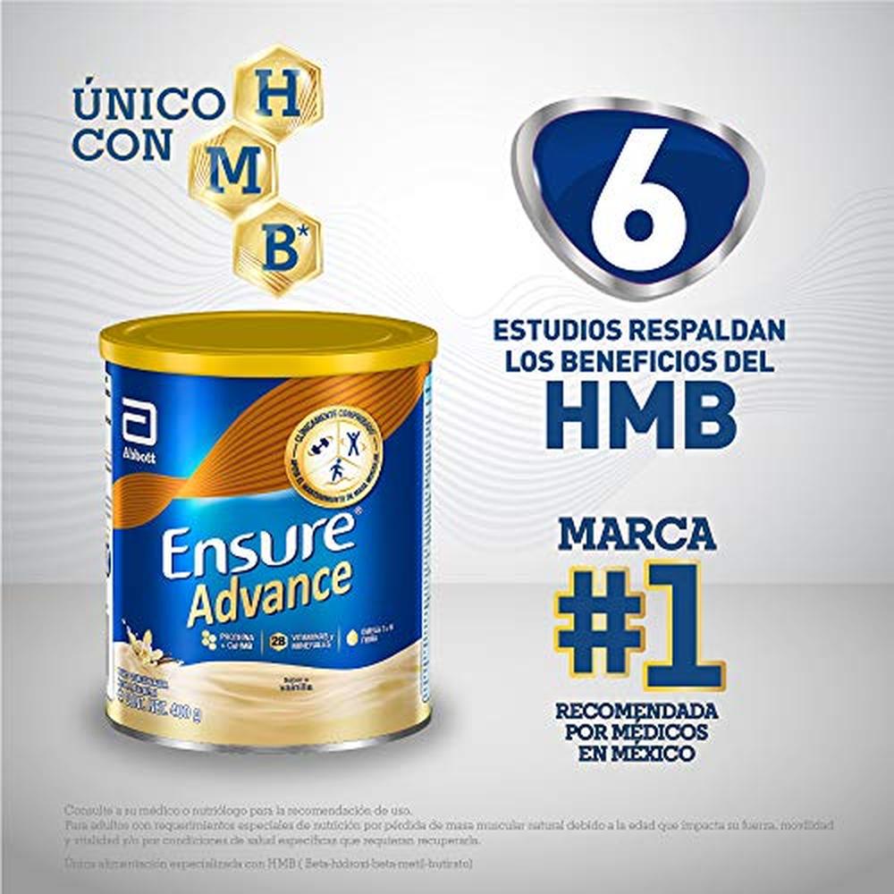 Foto 4 pulgar | Suplemento Alimenticio Ensure Vainilla 400 Gr