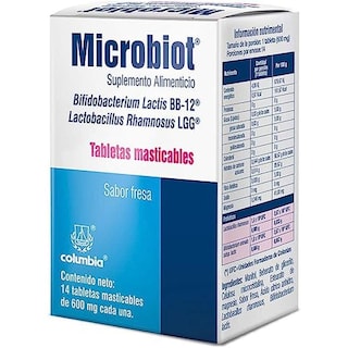 Foto 2 | Suplemento Alimenticio Microbiot 14 Tabletas