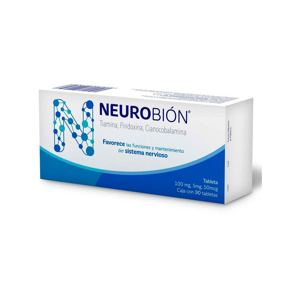 Foto 4 pulgar | Suplemento Alimenticio Neurobión 30 Tabletas