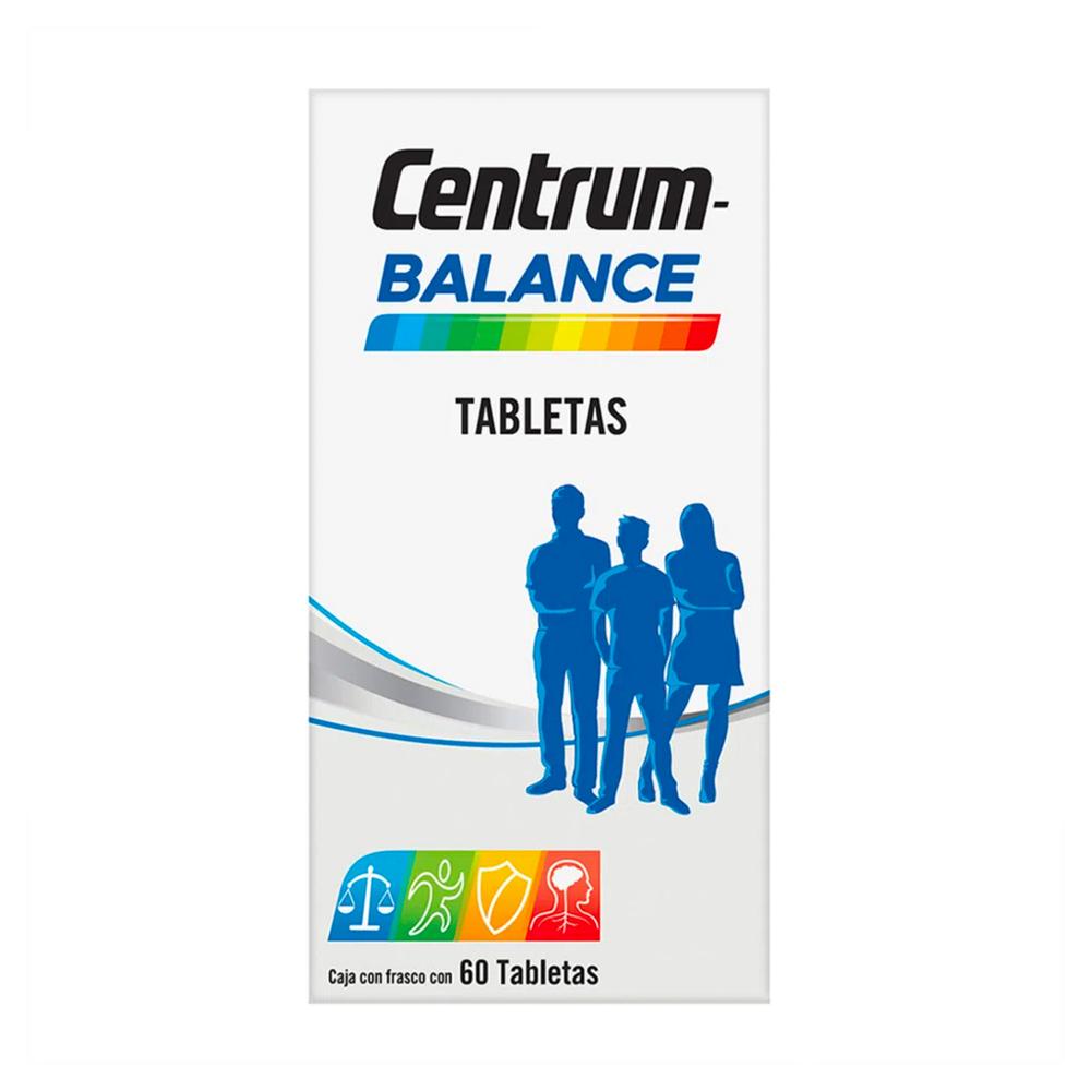 Foto 2 pulgar | Multivitamínico Centrum Balance 60 Tabletas